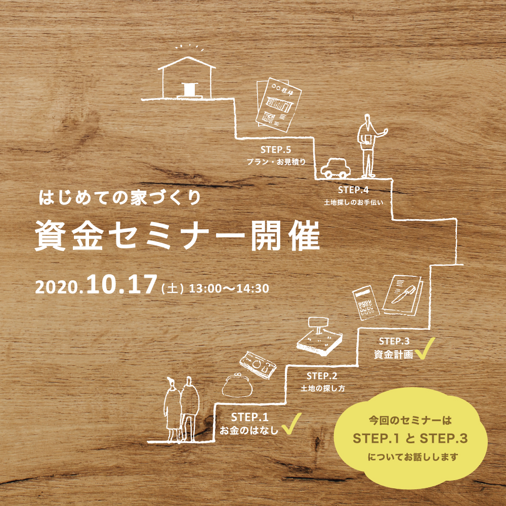 10 17 土 はじめての家づくり お金のセミナー 満員となりました フクヤ建設株式会社 高知の工務店 注文住宅 Fpの家